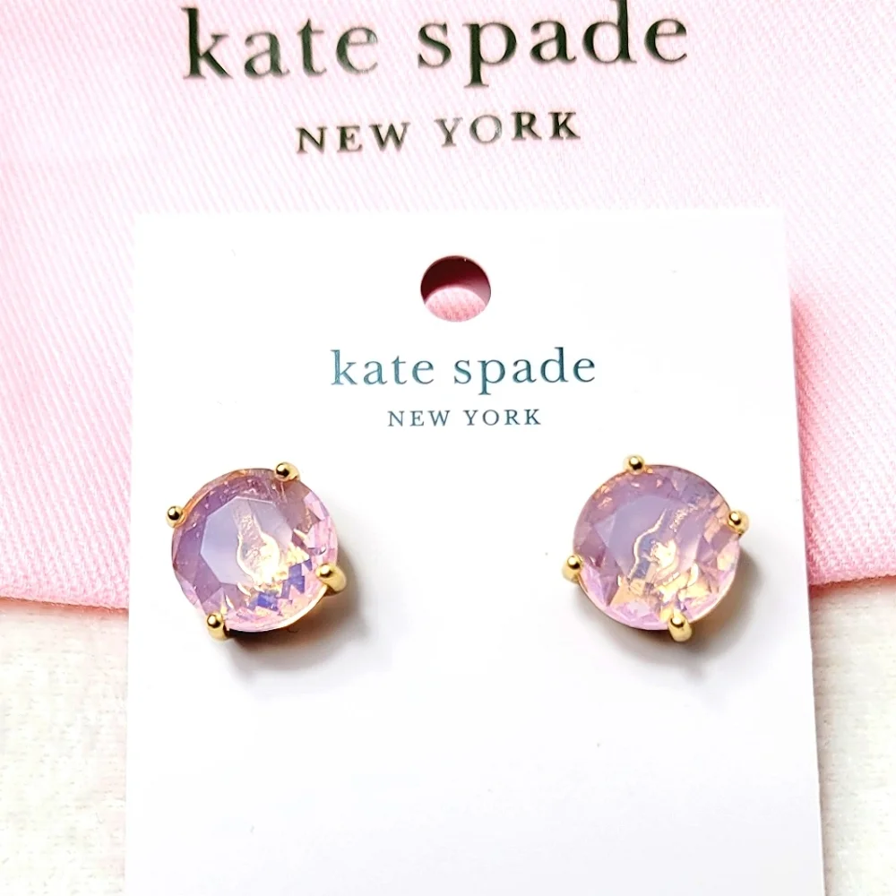 Kate Spade Pink Opal Gum Drop Earrings